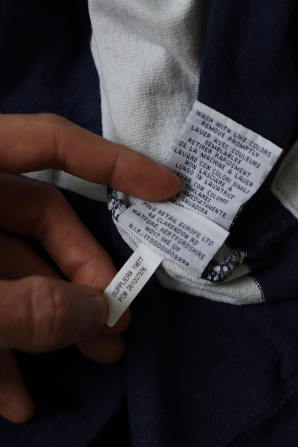 Ralph Lauren (rugby) polo shirt met lange mouw - M