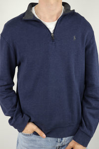 Ralph Lauren trui met kwart rits - L