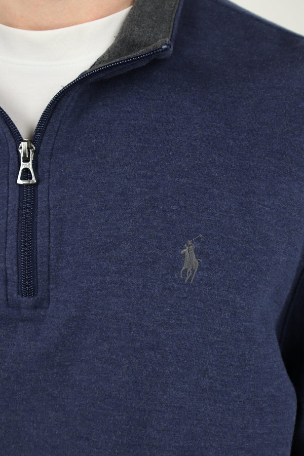 Ralph Lauren trui met kwart rits - L