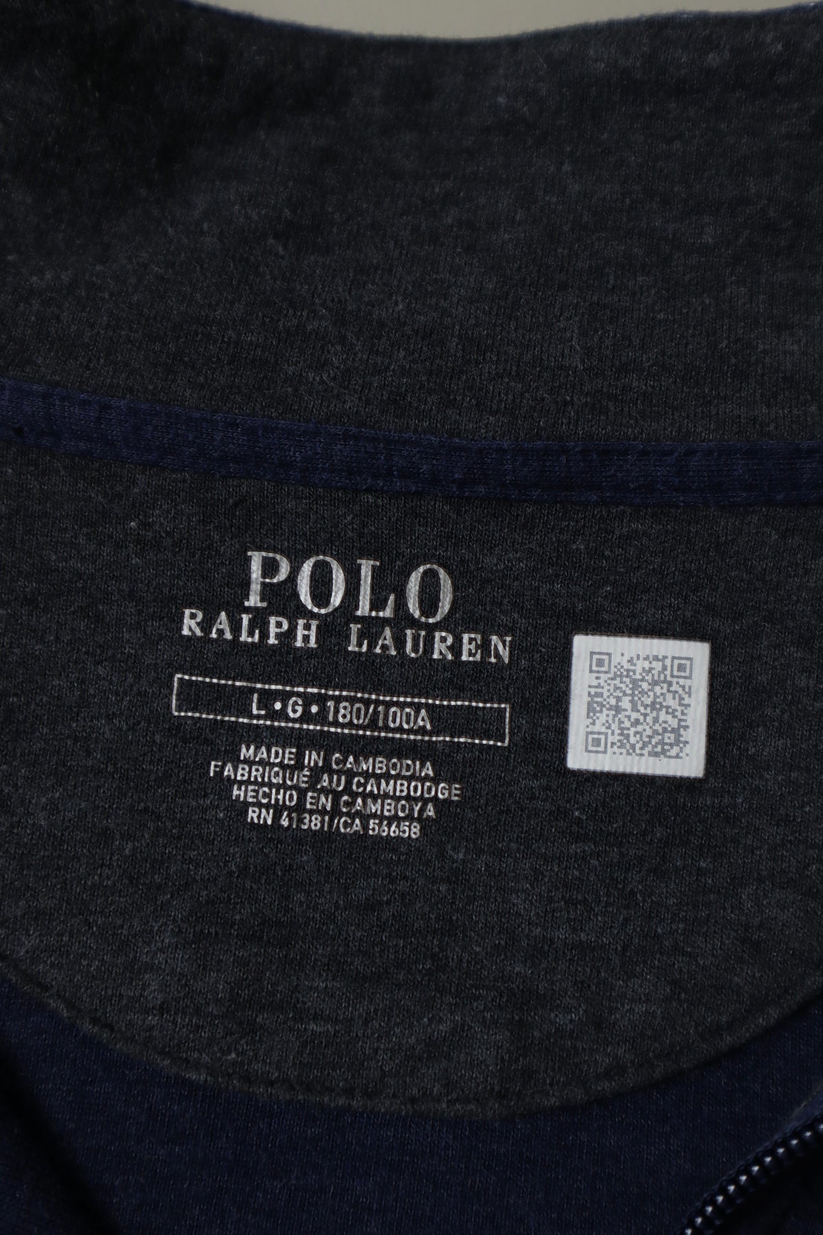 Ralph Lauren trui met kwart rits - M/L