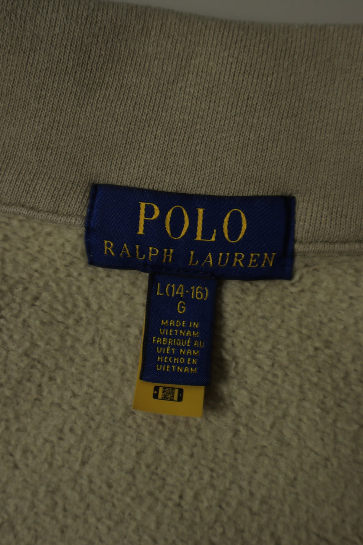Ralph Lauren trui met kwart rits - XS