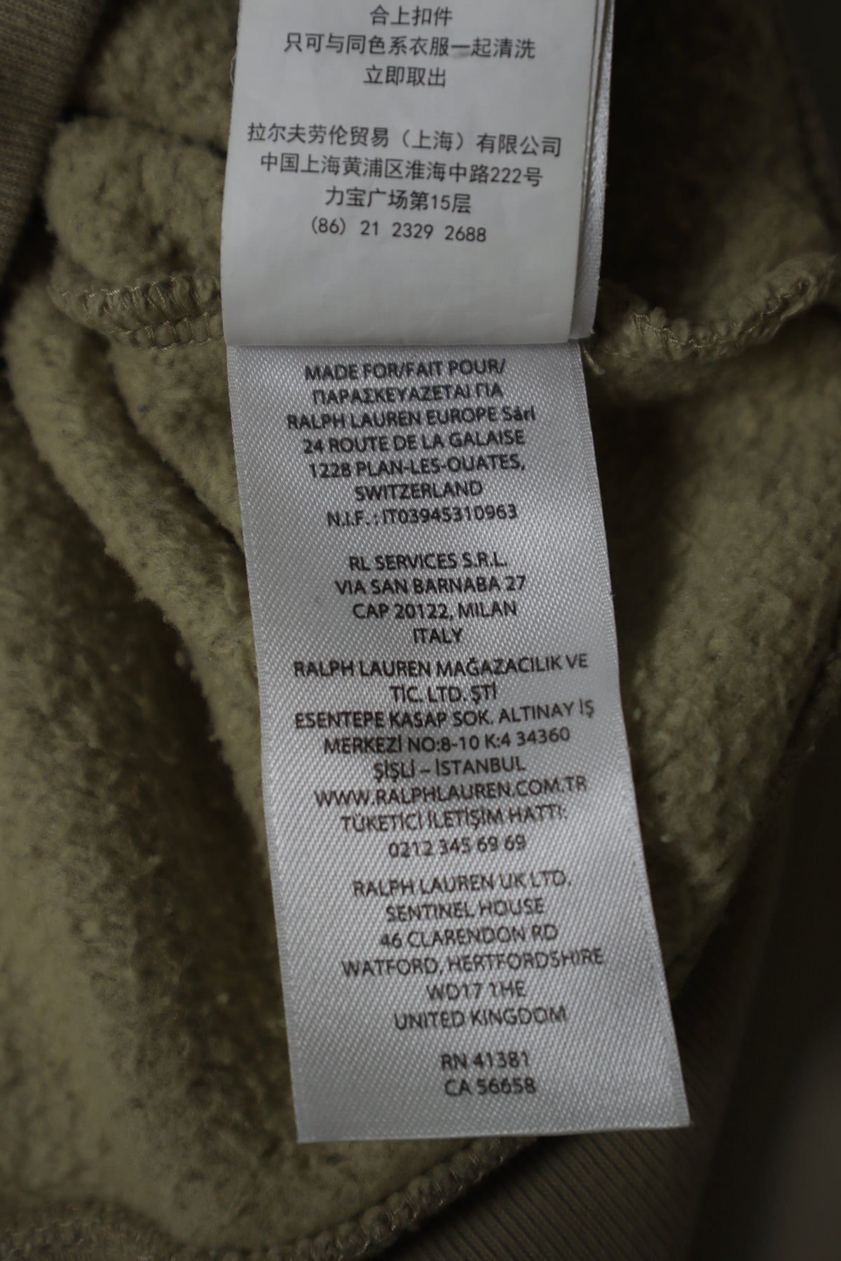 Ralph Lauren trui met kwart rits - XS