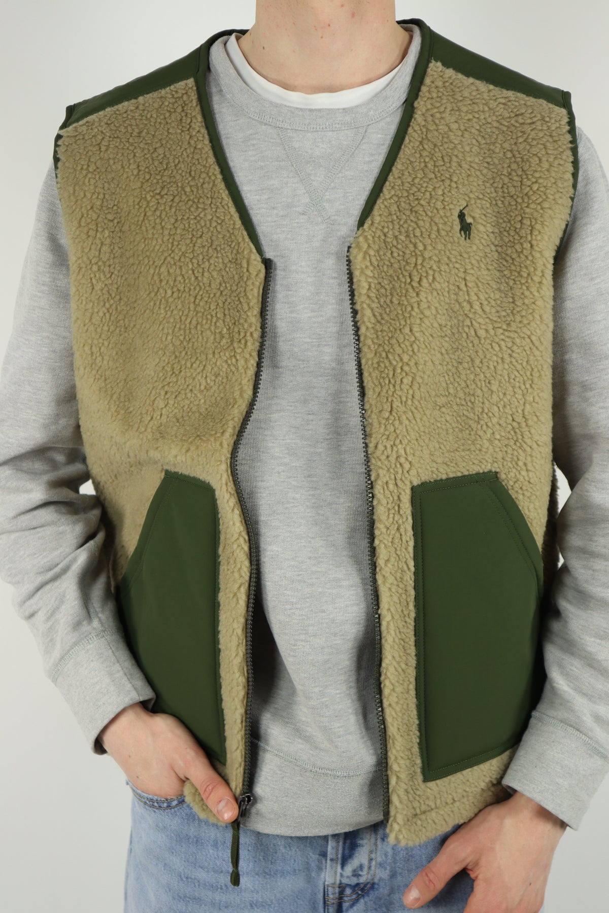 Ralph Lauren teddy gilet/bodywarmer - M