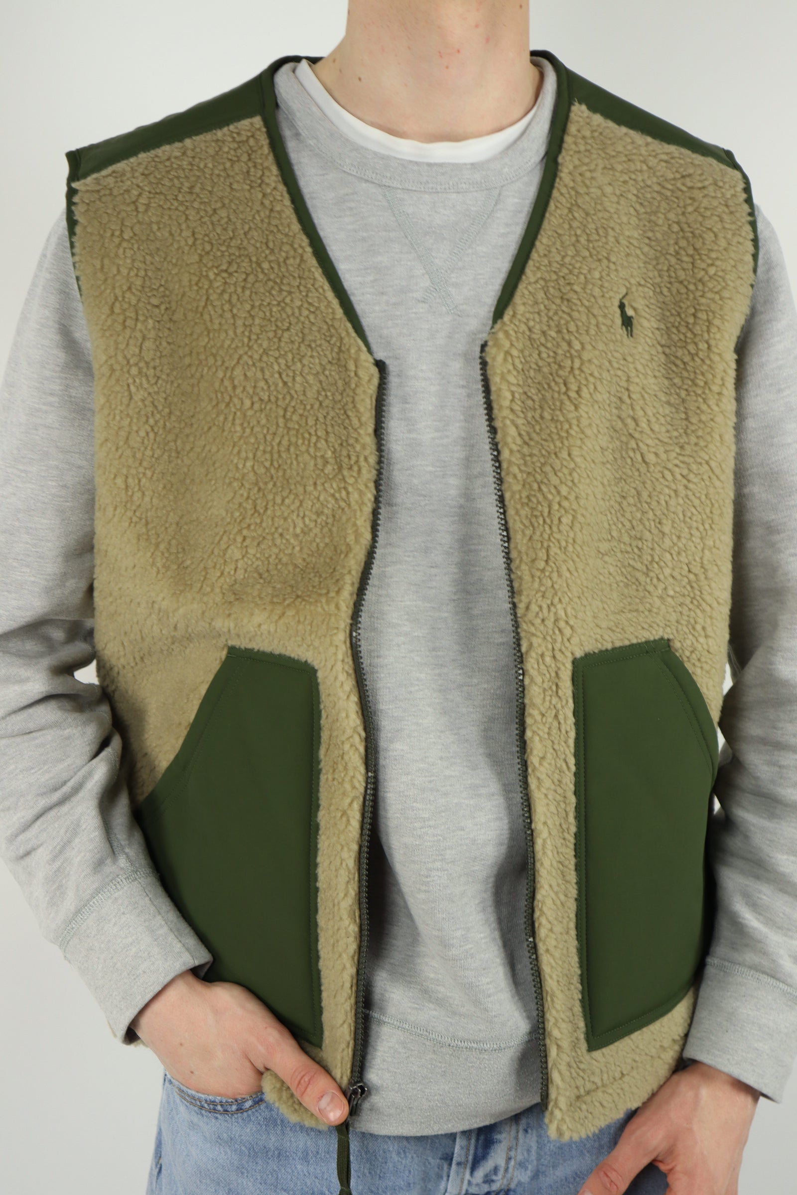 Ralph Lauren teddy bodywarmer - M