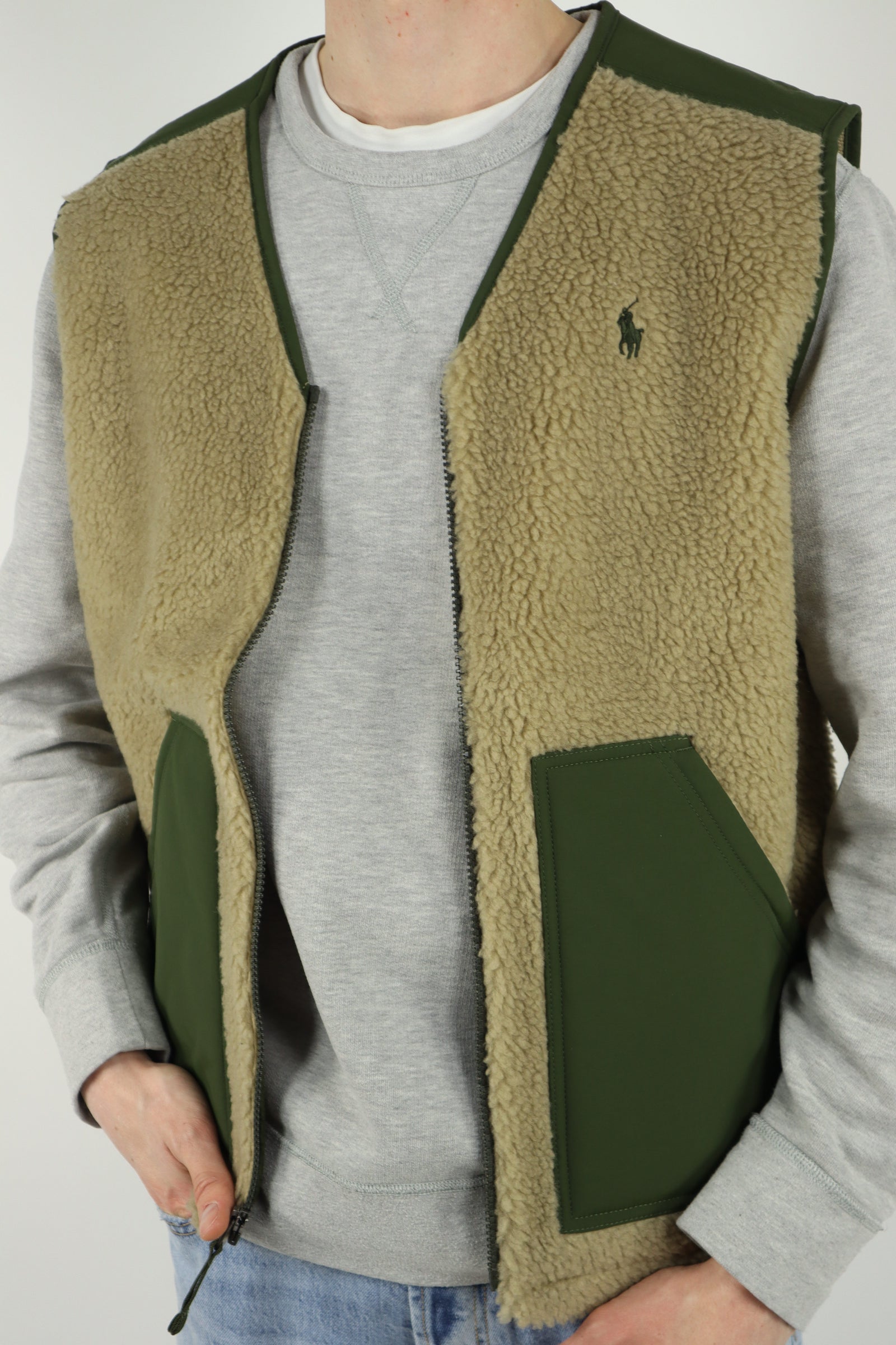 Ralph Lauren teddy bodywarmer - M