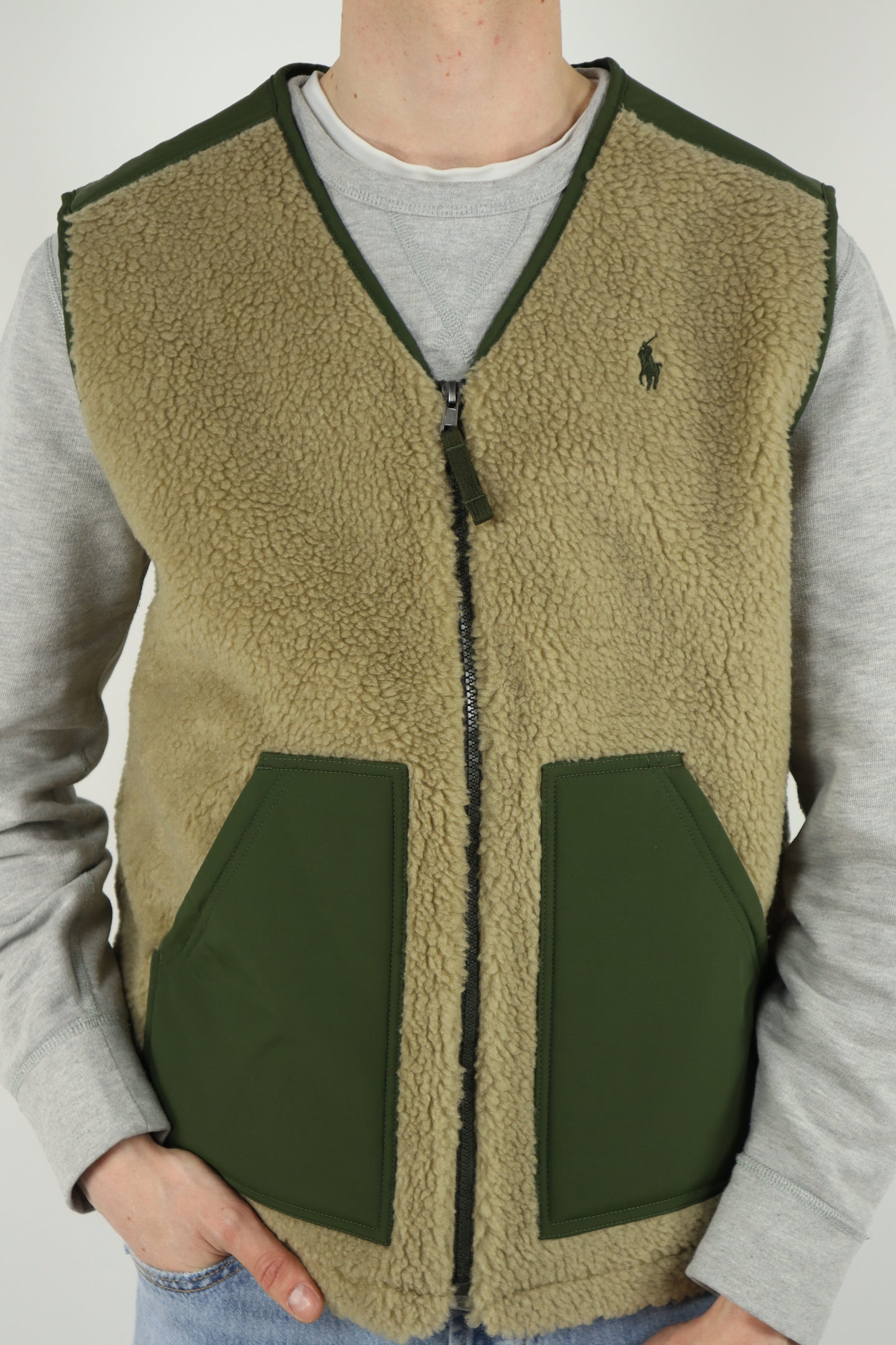 Ralph Lauren teddy bodywarmer - M