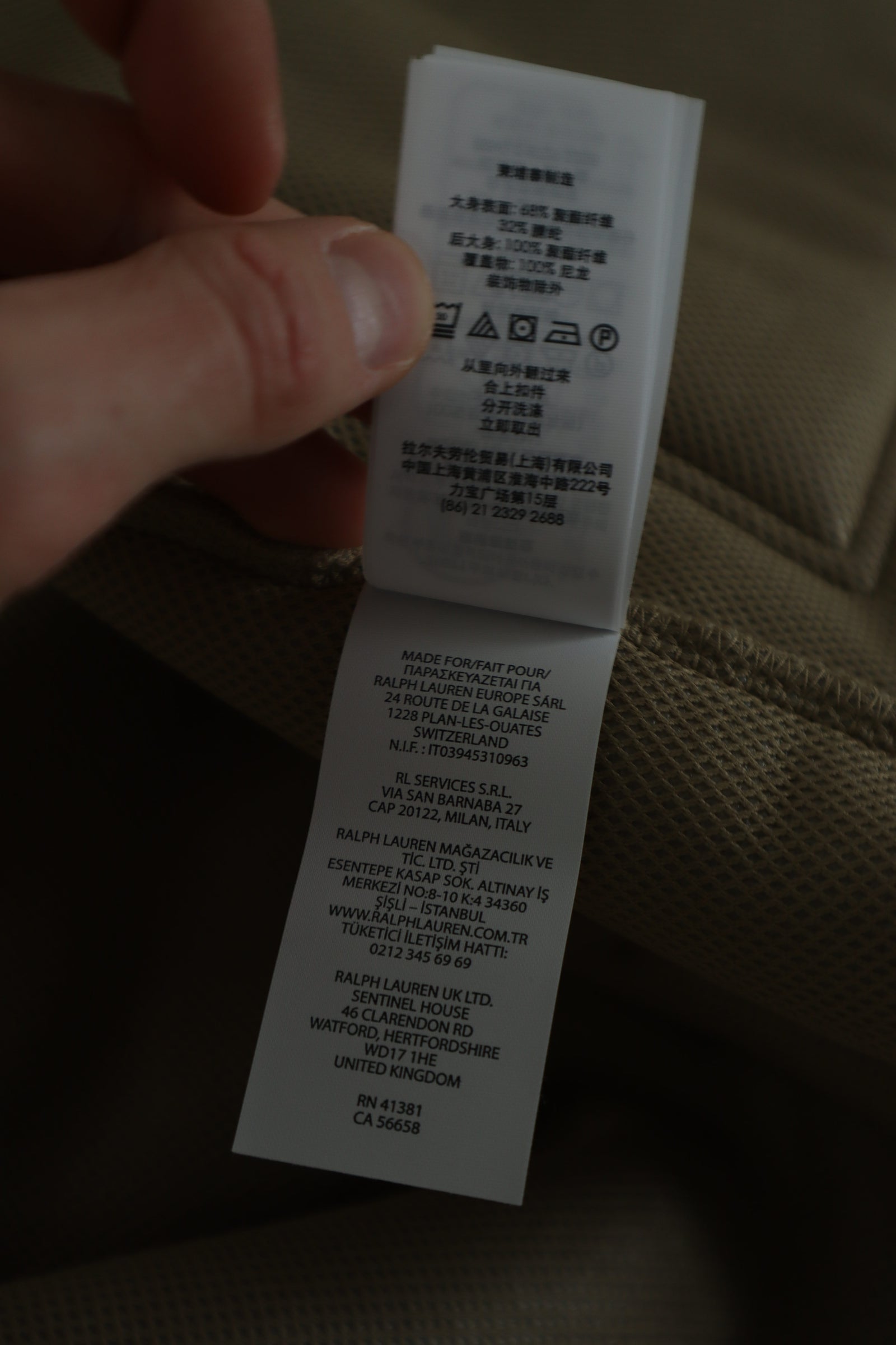 Ralph Lauren teddy bodywarmer - M