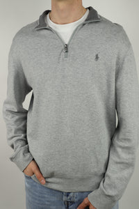 Ralph Lauren trui met kwart rits - M