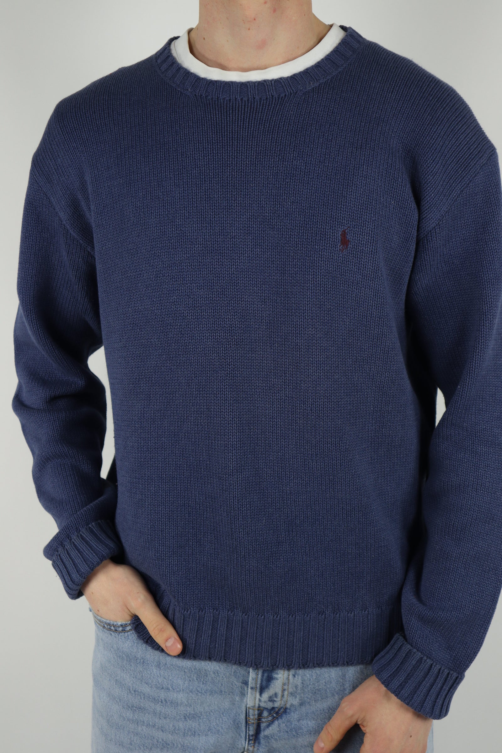 Ralph Lauren trui met ronde hals - M