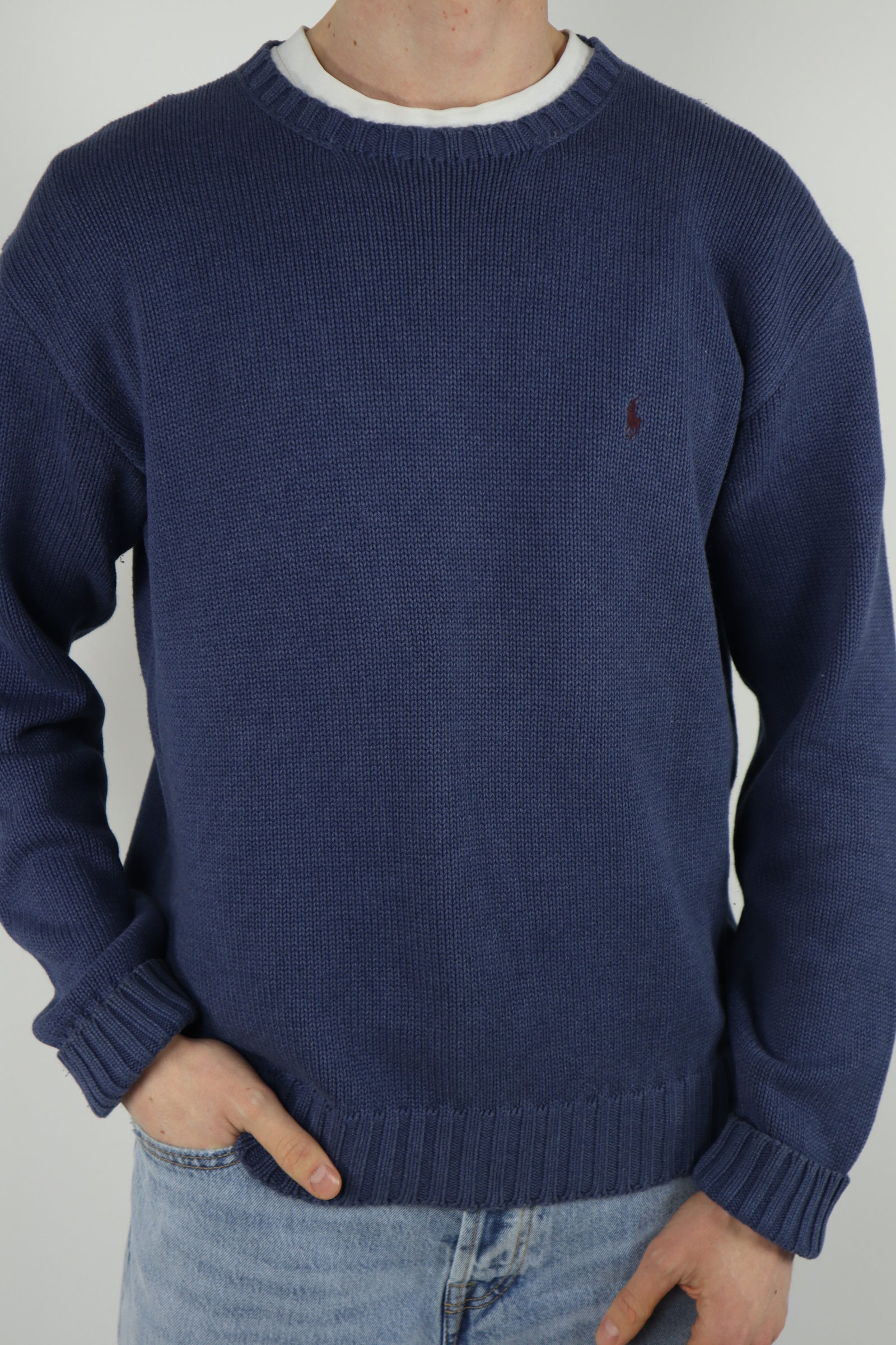 Ralph Lauren trui met ronde hals - M