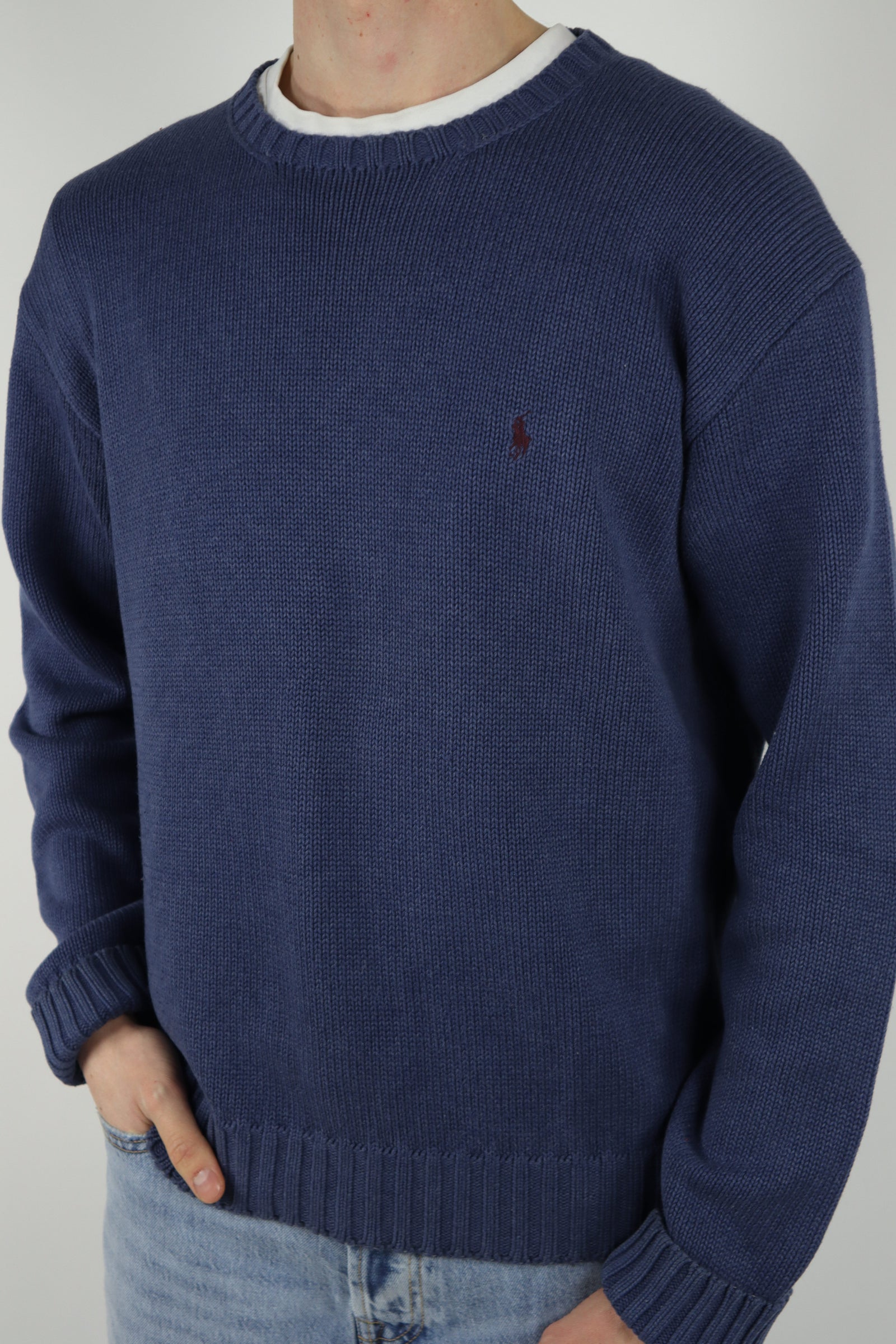 Ralph Lauren trui met ronde hals - M