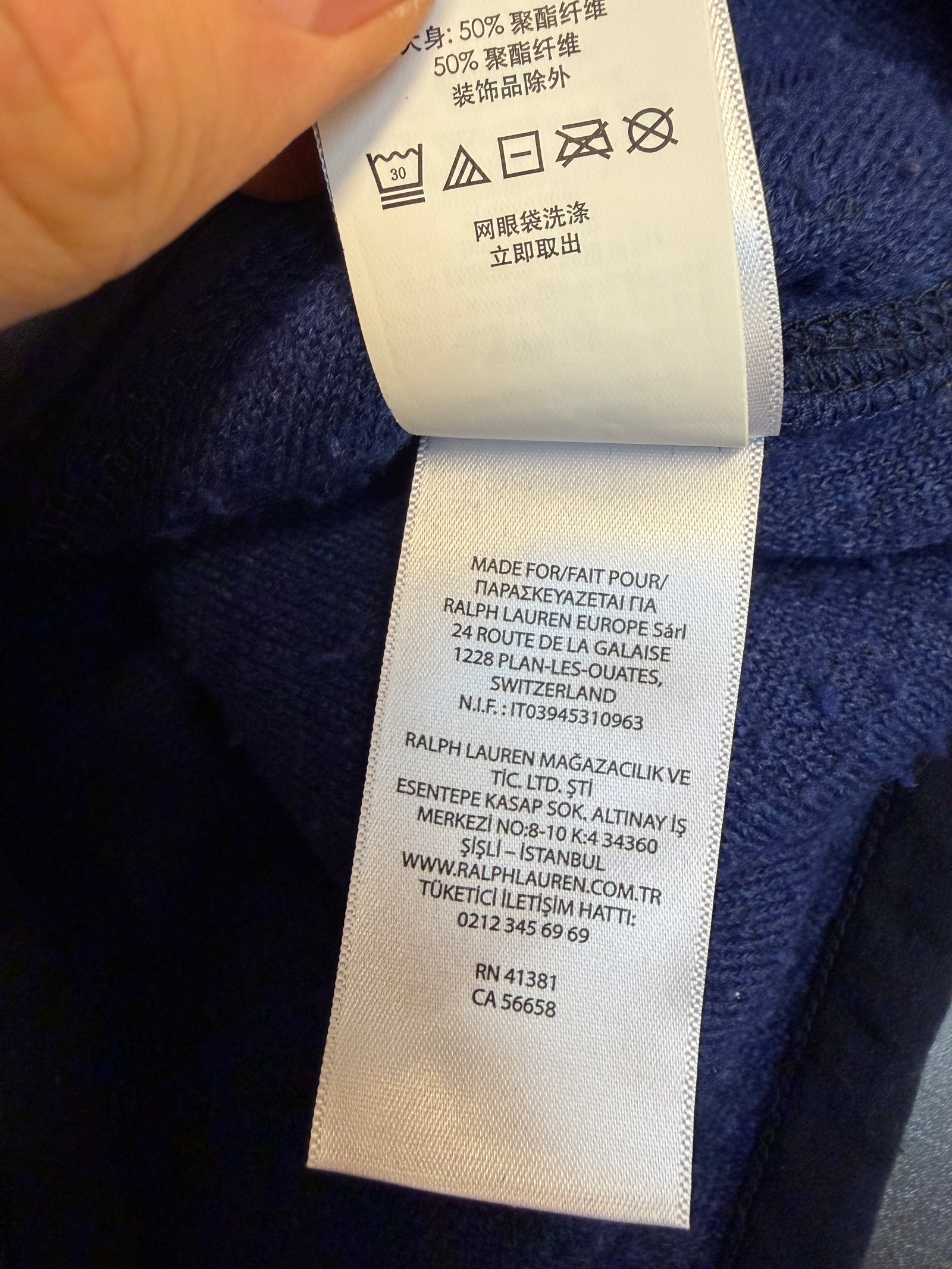Ralph Lauren teddy bodywarmer - XS