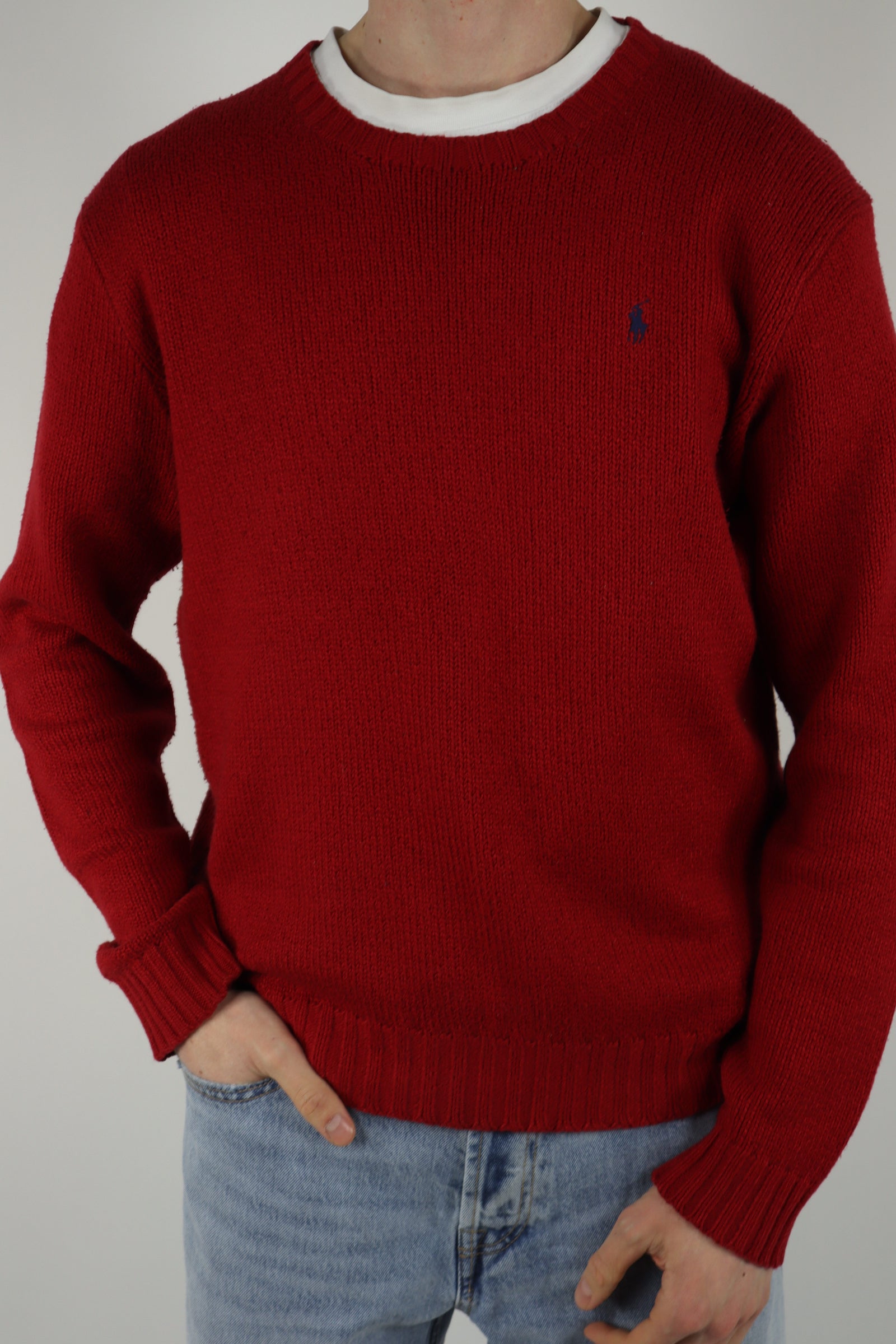 Ralph Lauren trui met ronde hals - M