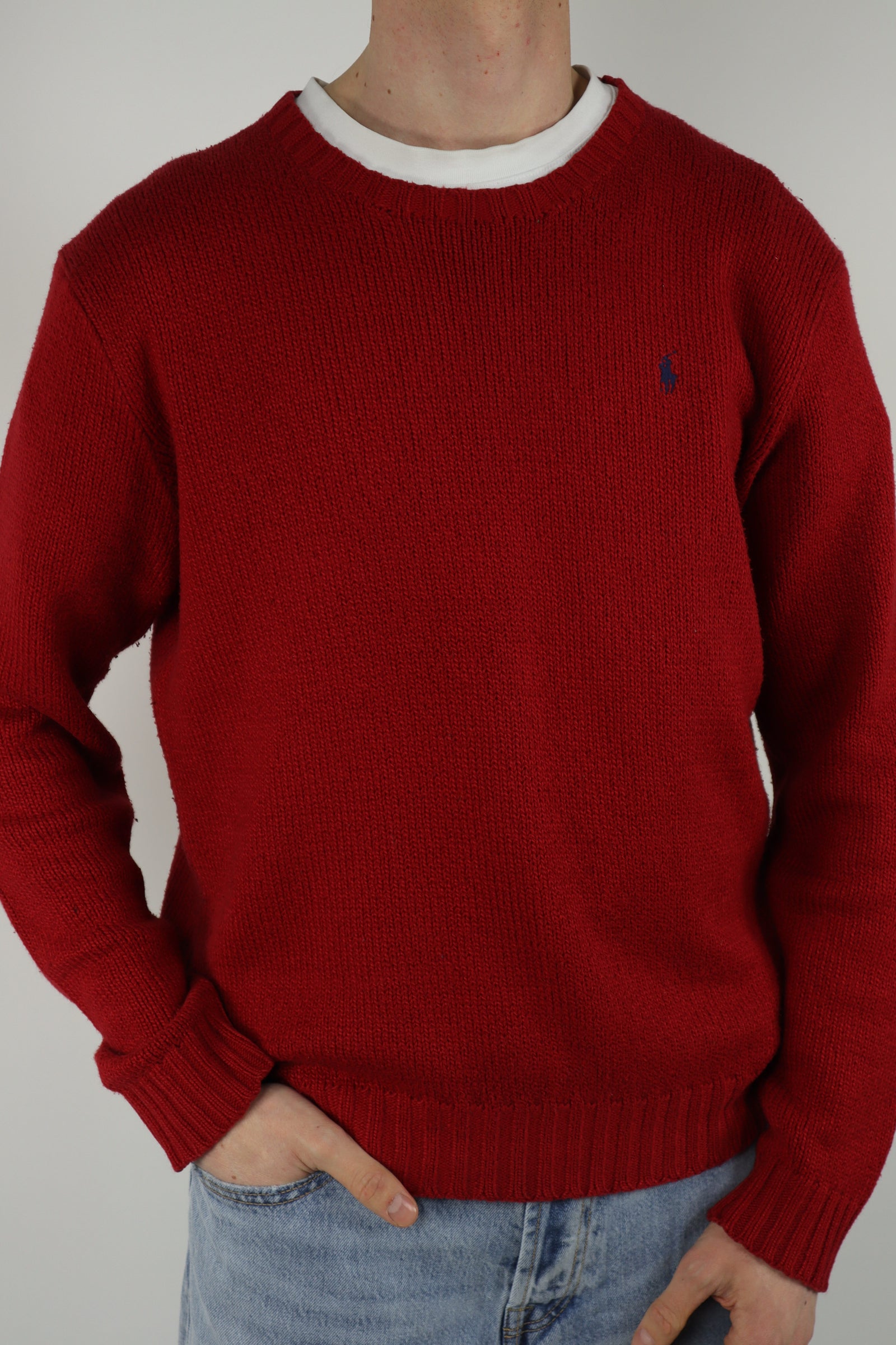 Ralph Lauren trui met ronde hals - M