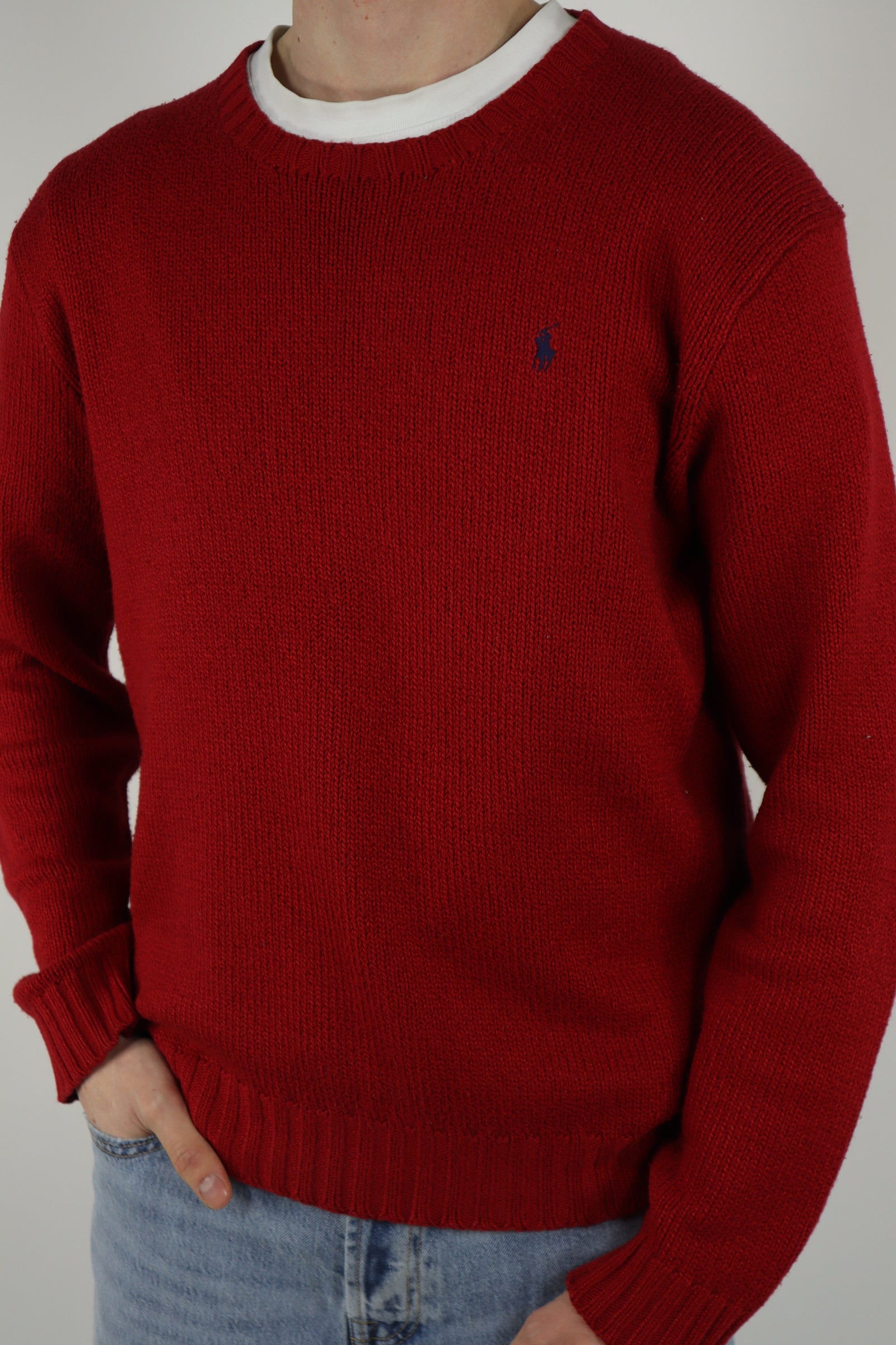 Ralph Lauren trui met ronde hals - M