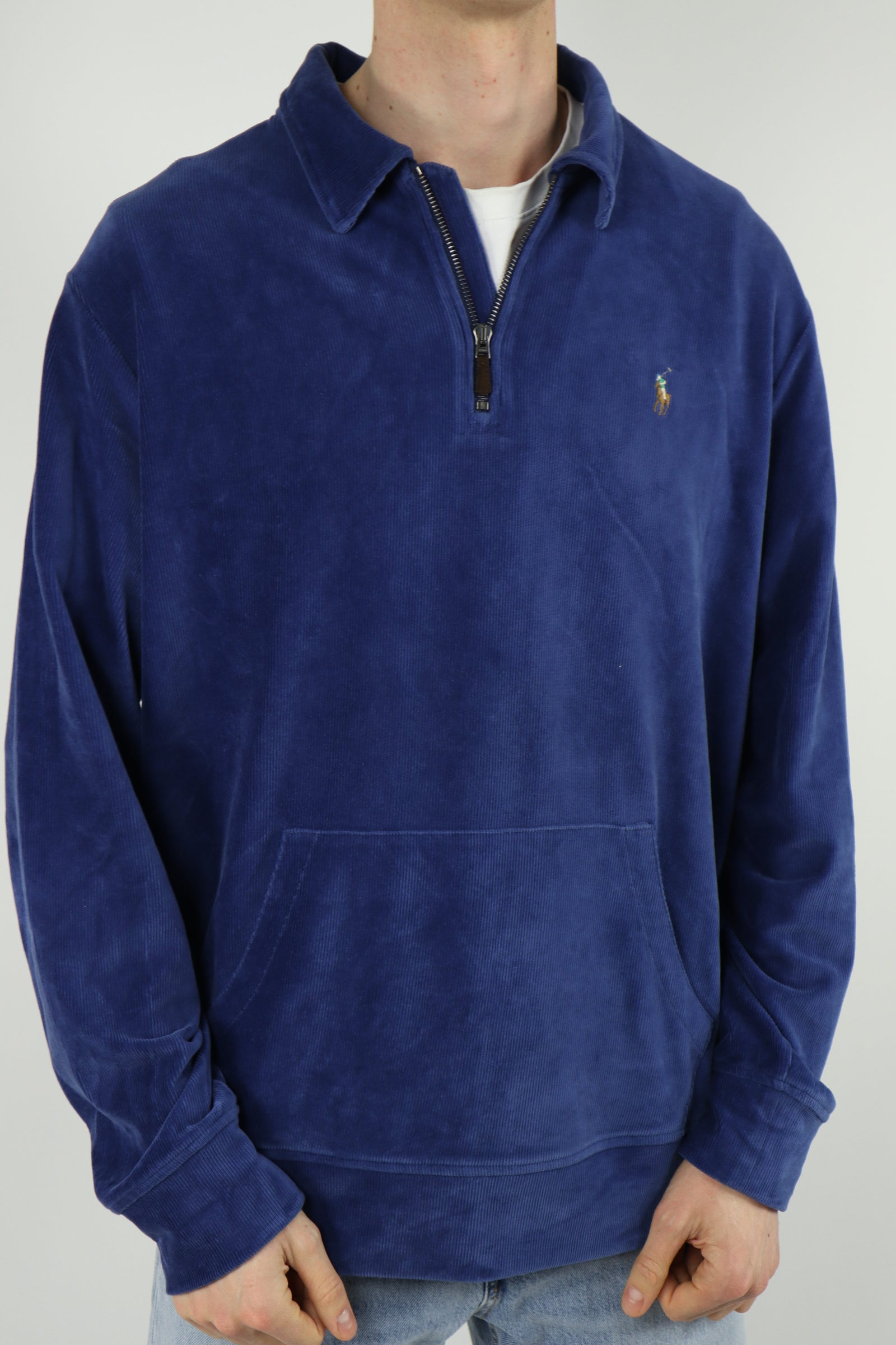 Ralph Lauren corduroy quarter zip - XL