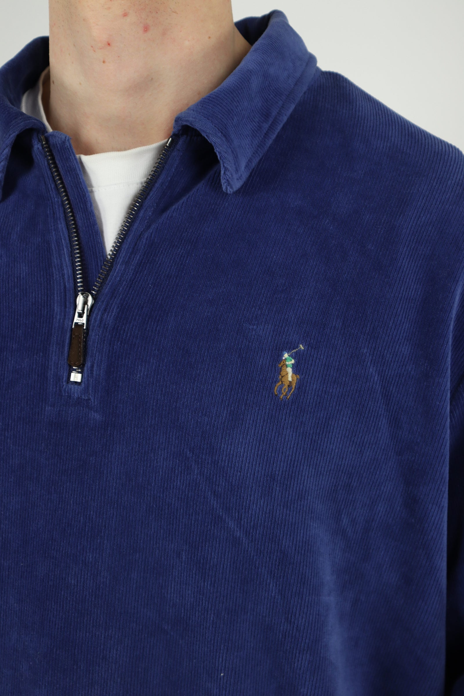 Ralph Lauren corduroy quarter zip - XL