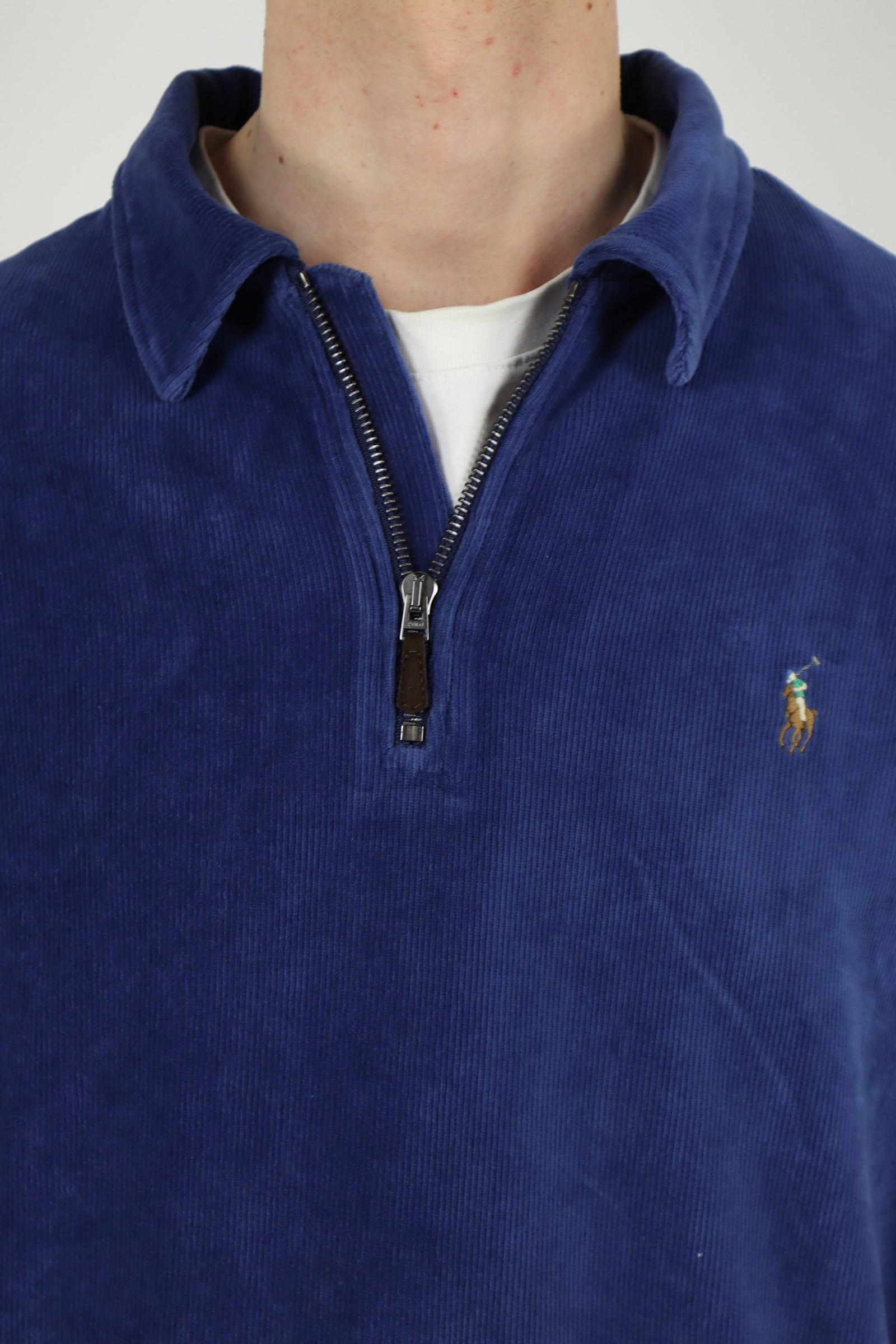 Ralph Lauren corduroy quarter zip - XL