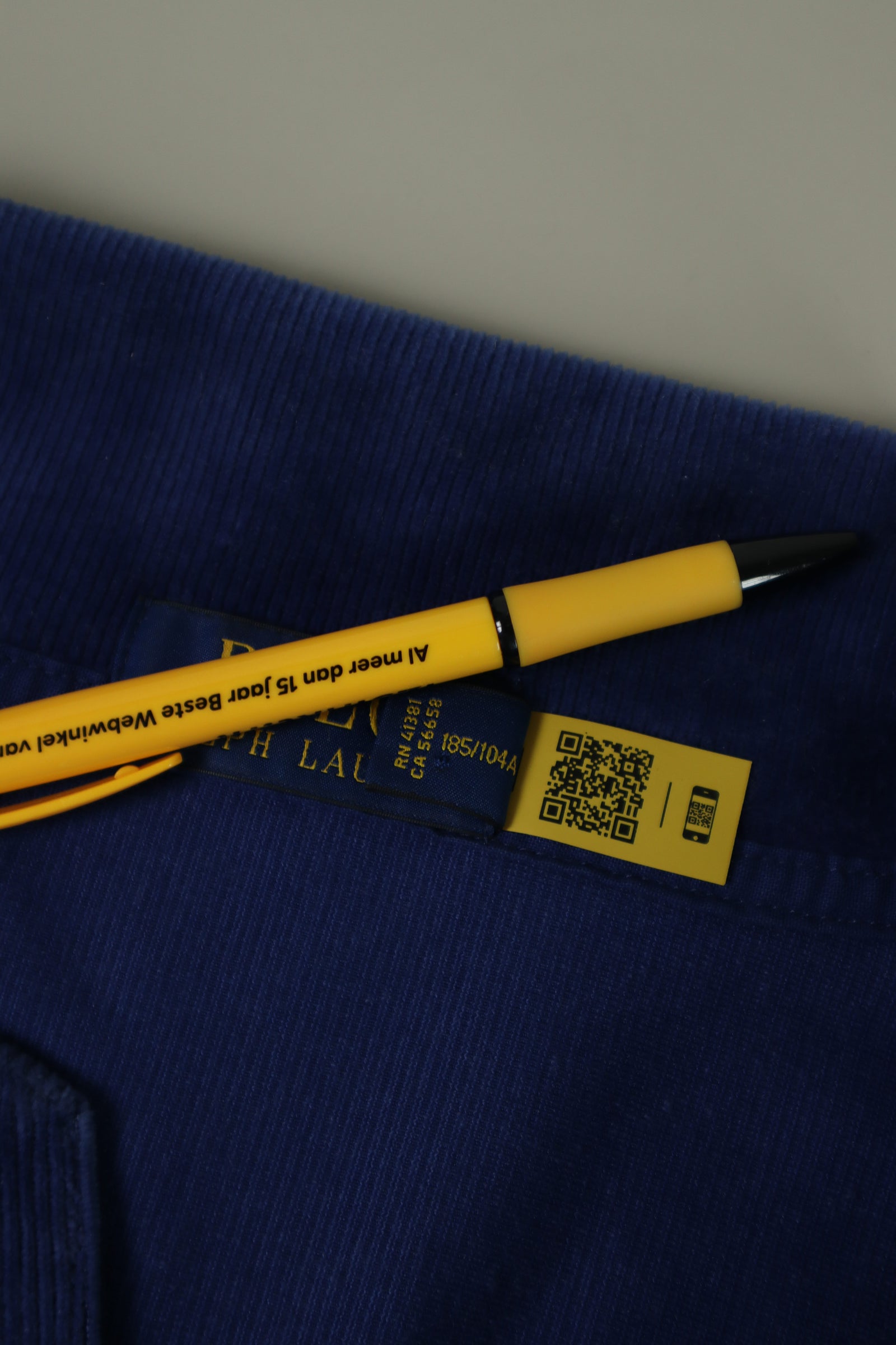 Ralph Lauren corduroy quarter zip - XL