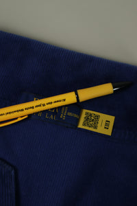 Ralph Lauren corduroy/velours trui met kwart rits - XL