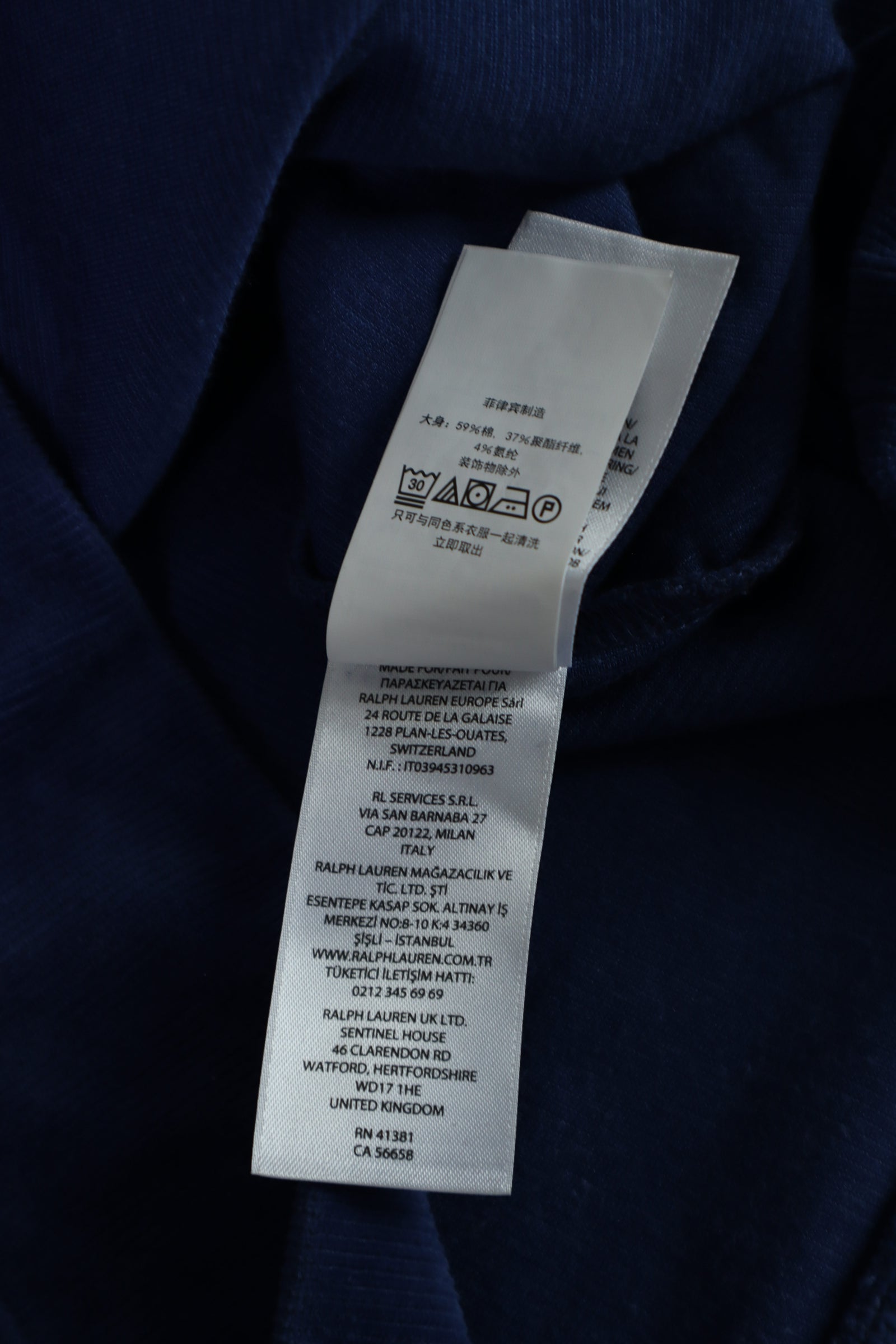 Ralph Lauren corduroy quarter zip - XL