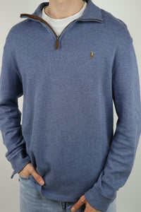 Ralph Lauren trui met kwart rits - L