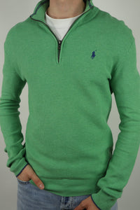 Ralph Lauren trui met kwart rits - M