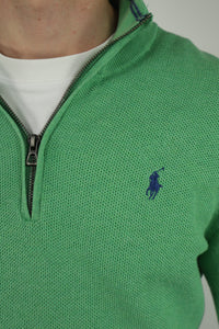 Ralph Lauren trui met kwart rits - M
