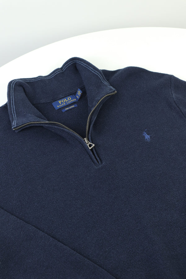 Ralph Lauren trui met kwart rits - L