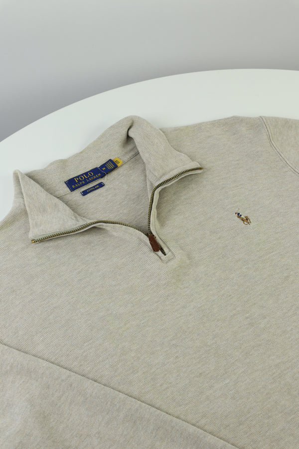 Ralph Lauren trui met kwart rits - M