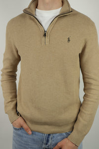 Ralph Lauren trui met kwart rits - M