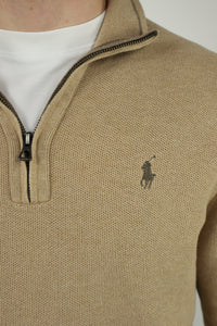 Ralph Lauren trui met kwart rits - M