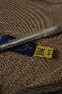 Ralph Lauren trui met kwart rits - M