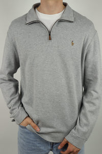 Ralph Lauren trui met kwart rits - L