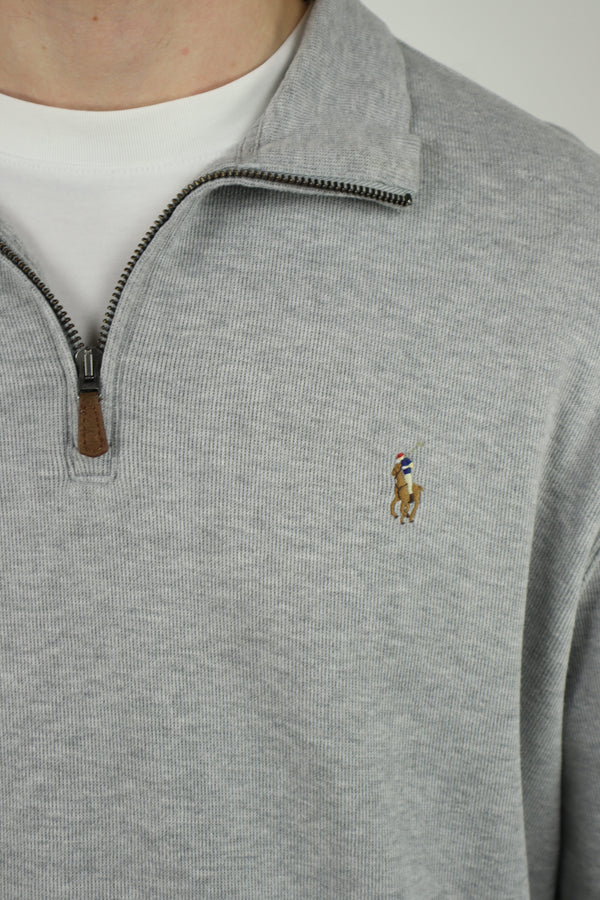 Ralph Lauren trui met kwart rits - L