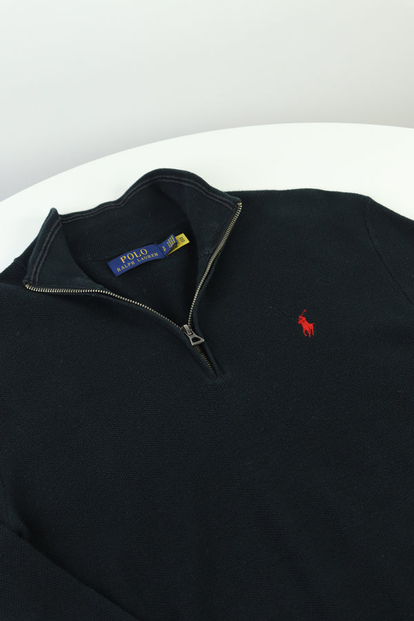 Ralph Lauren trui met kwart rits - S