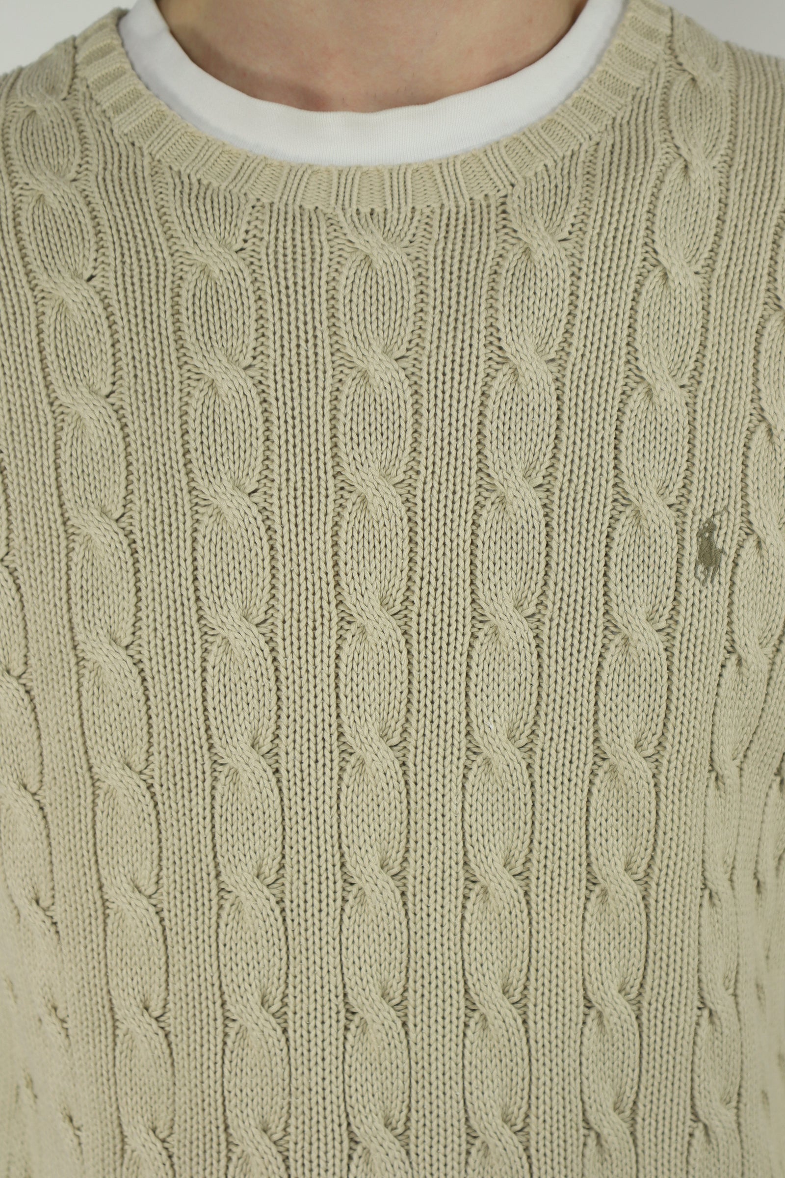Ralph Lauren kabeltrui - S