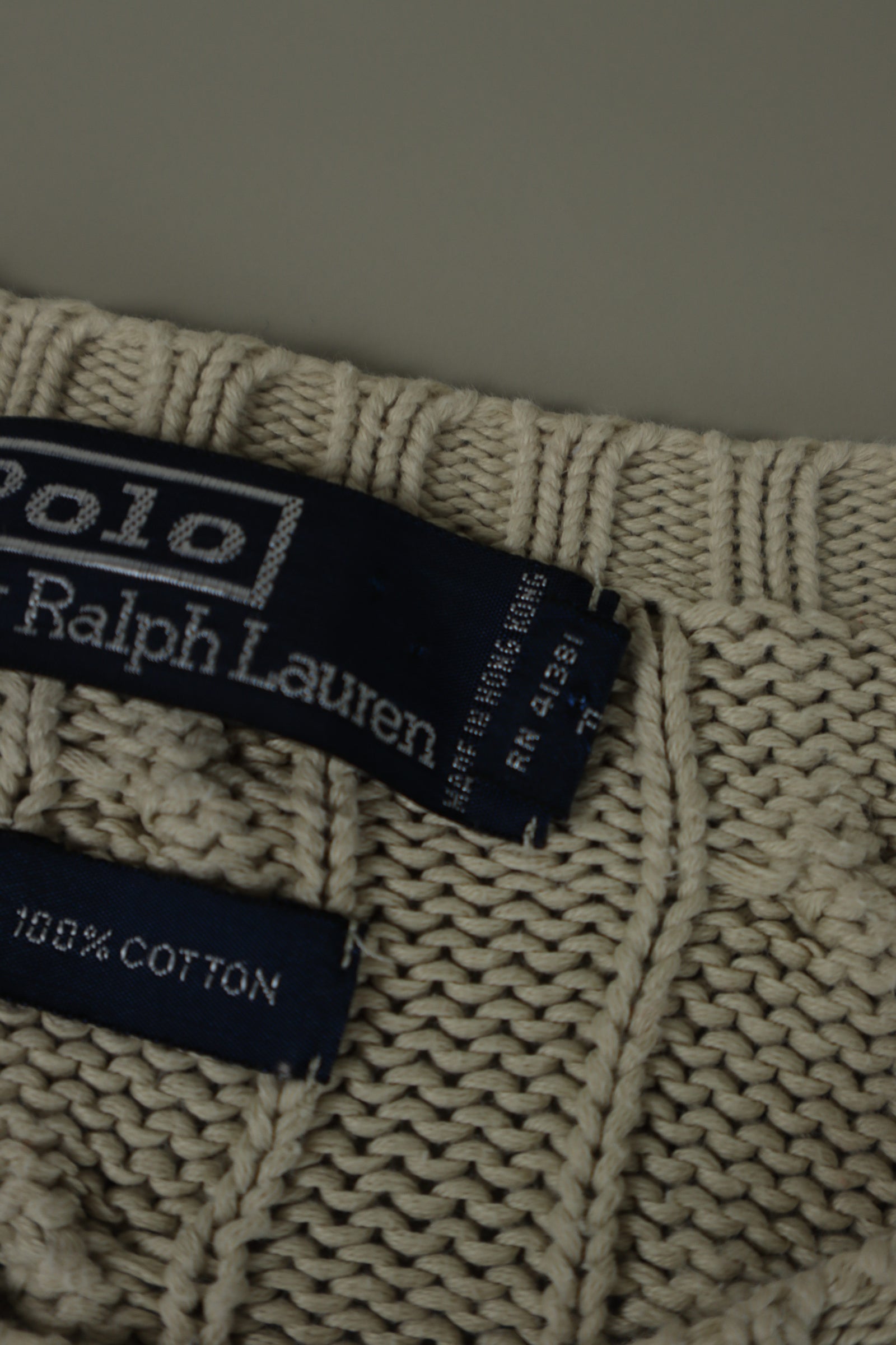 Ralph Lauren kabeltrui - S