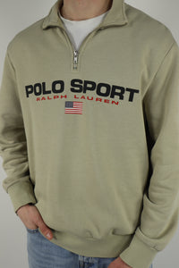 Ralph Lauren Polo Sport trui met kwart rits - L