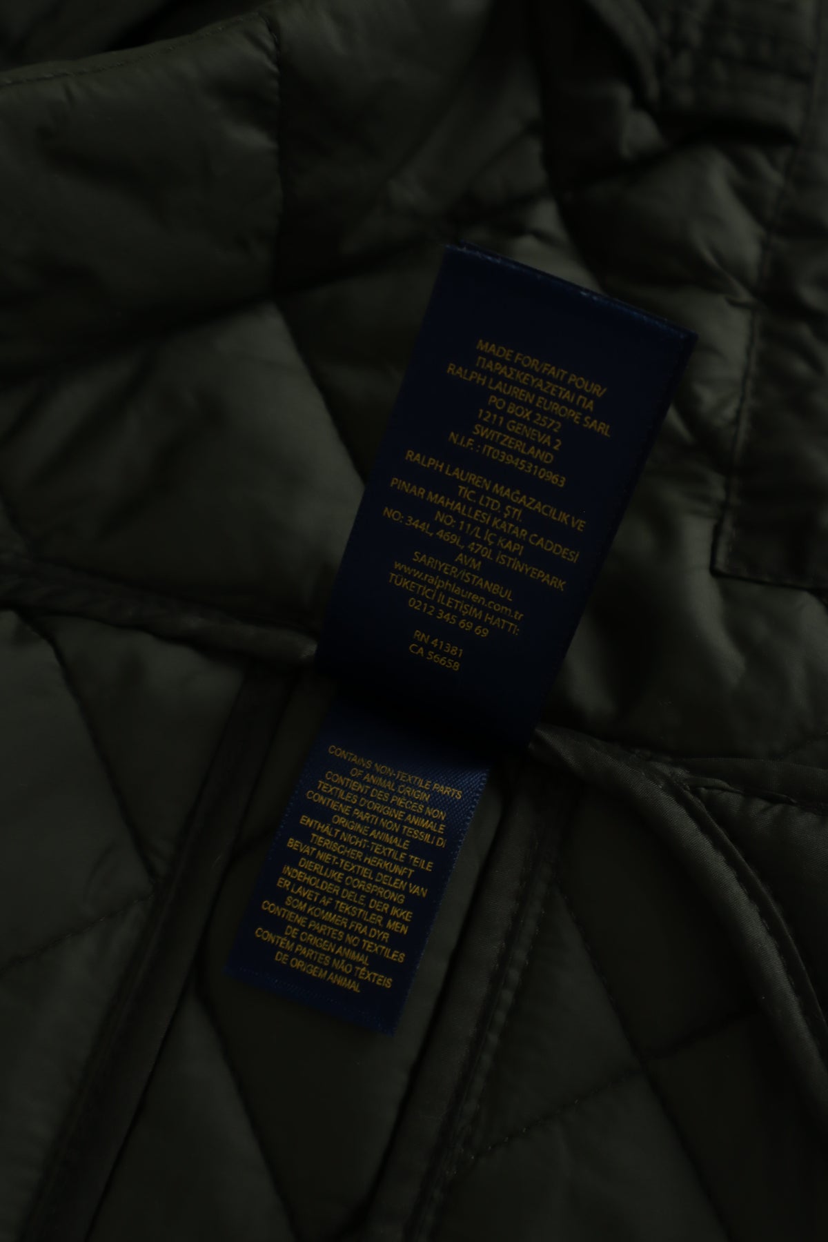 Ralph Lauren quilted jas - S