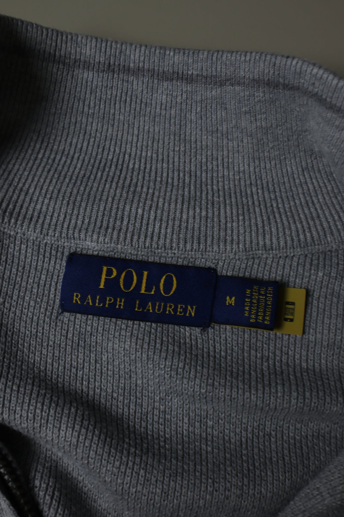 Ralph Lauren trui met kwart rits - M