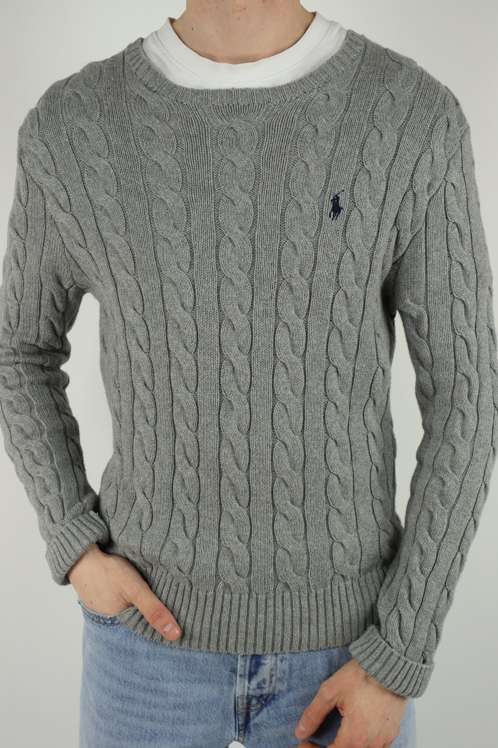 Ralph Lauren kabeltrui - S