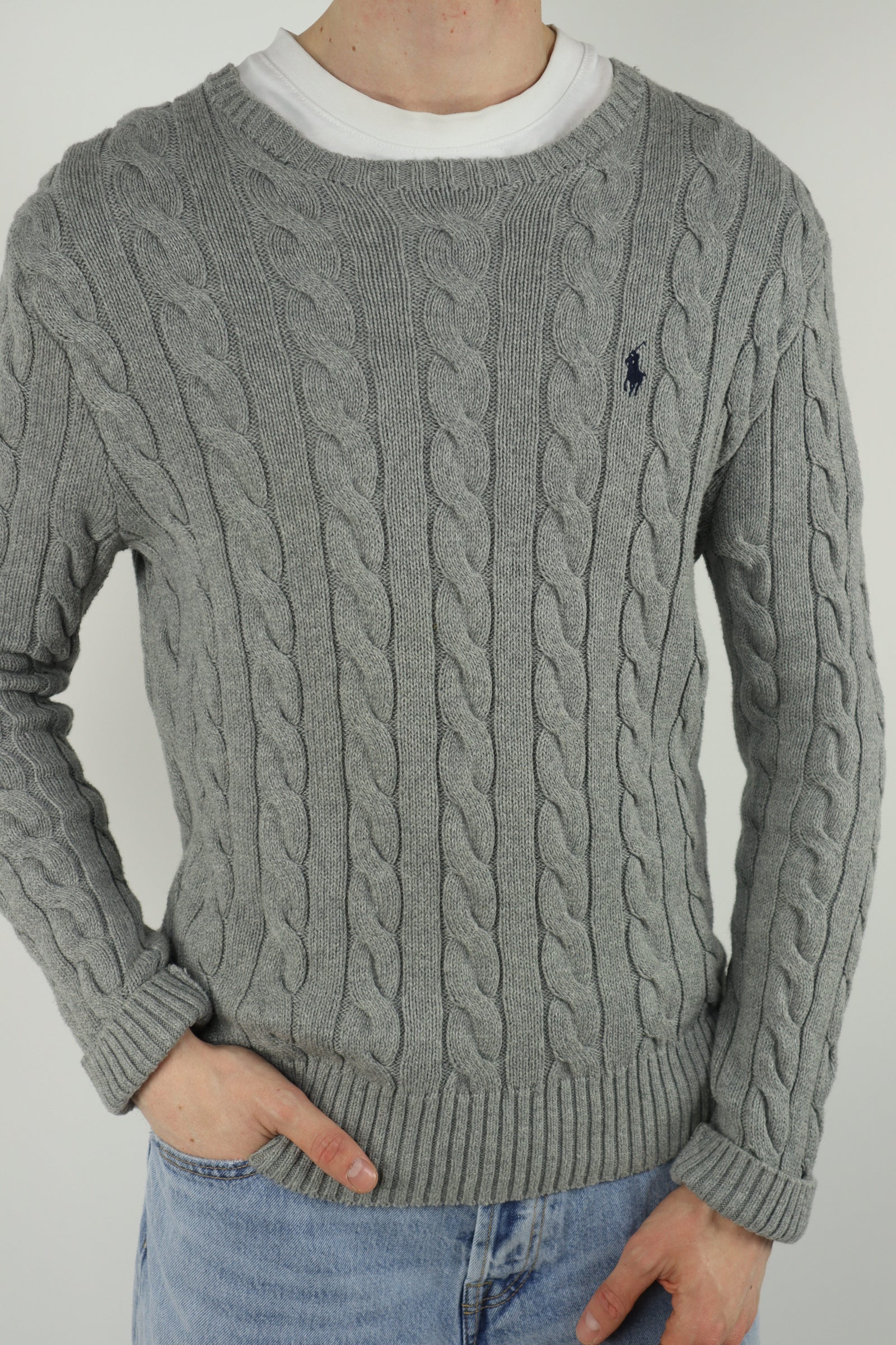 Ralph Lauren kabeltrui - S