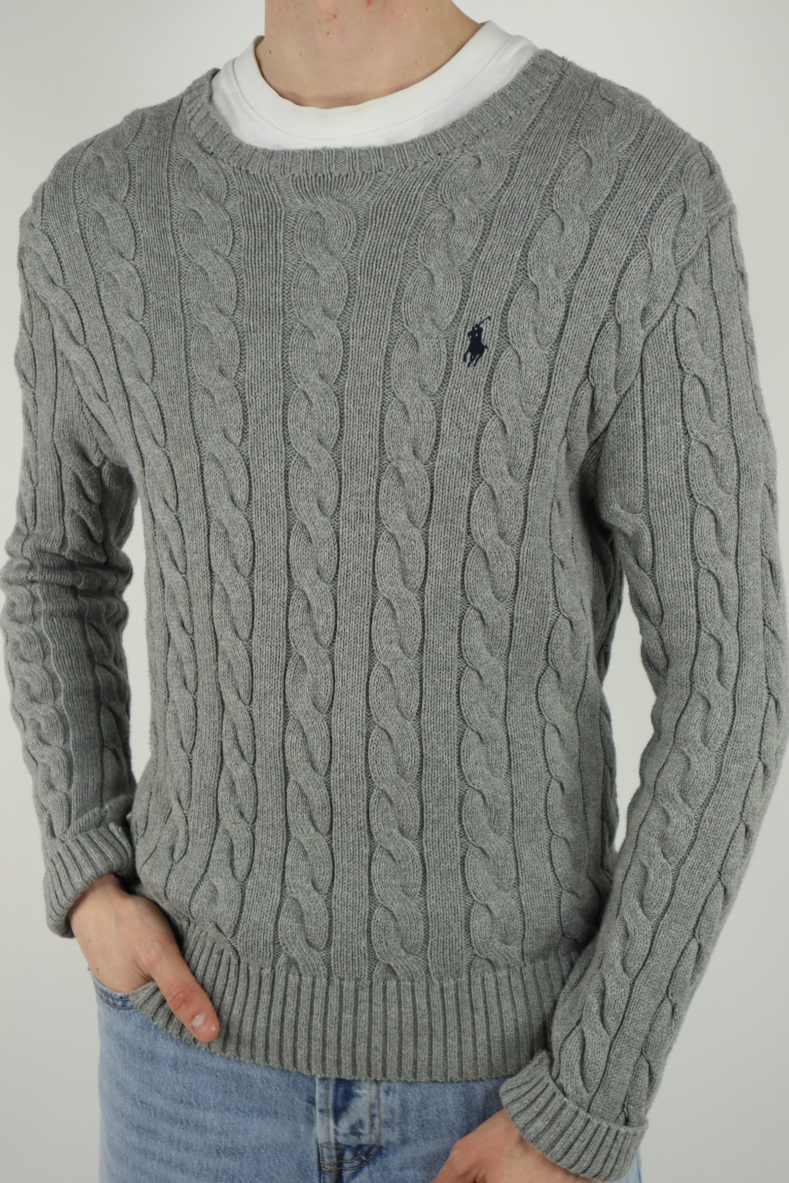 Ralph Lauren kabeltrui - S