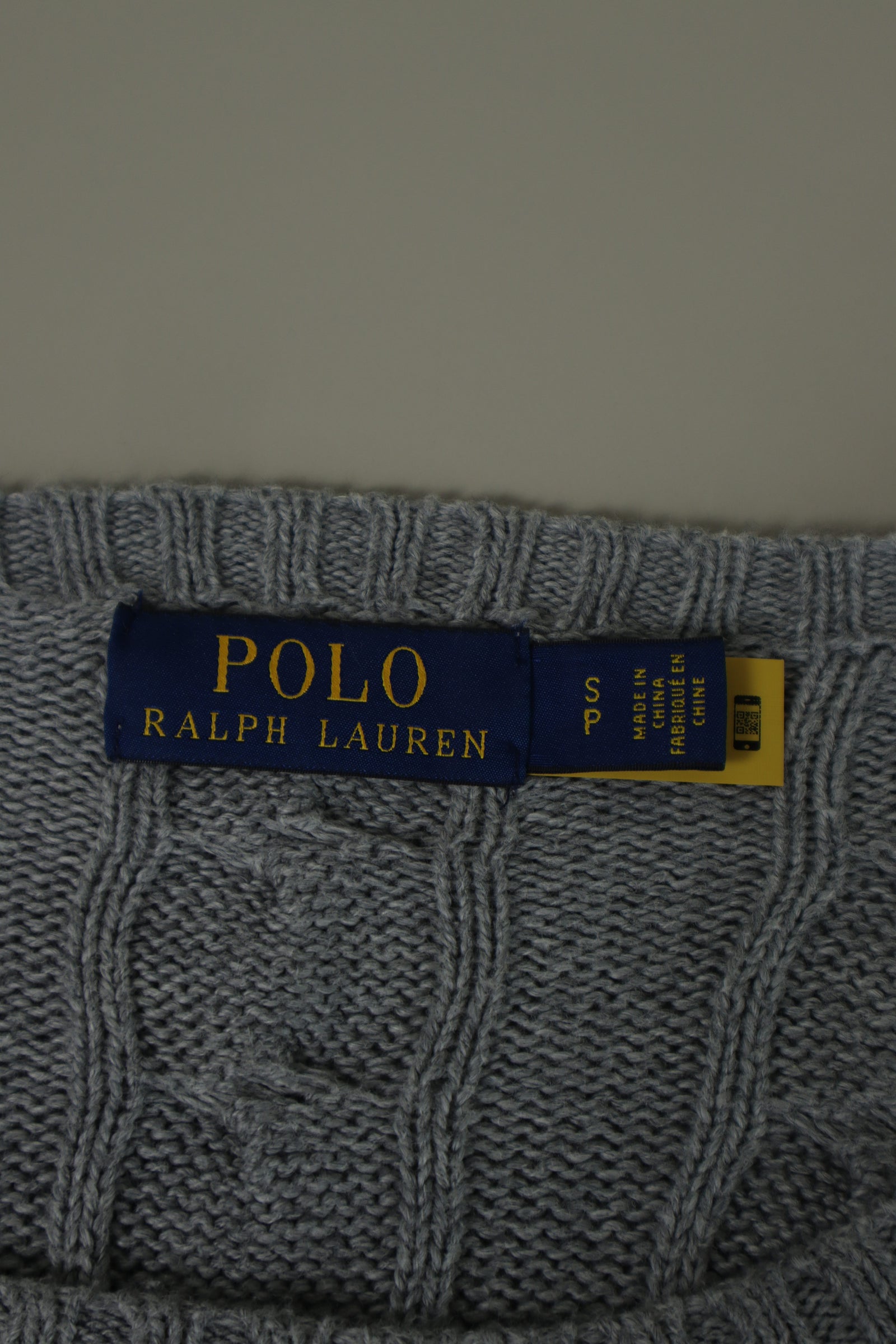 Ralph Lauren kabeltrui - S