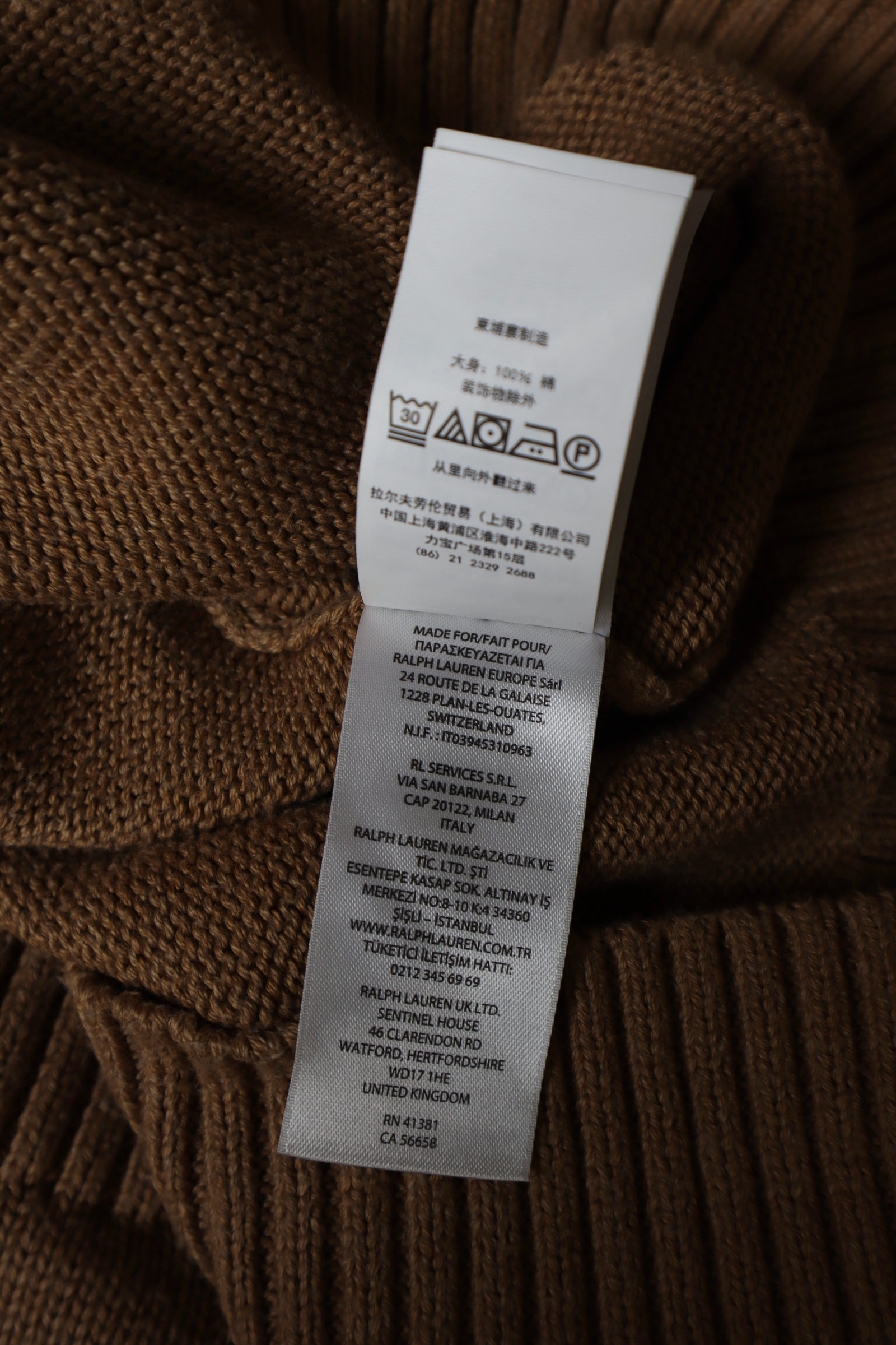 Ralph Lauren quarter zip - S/M