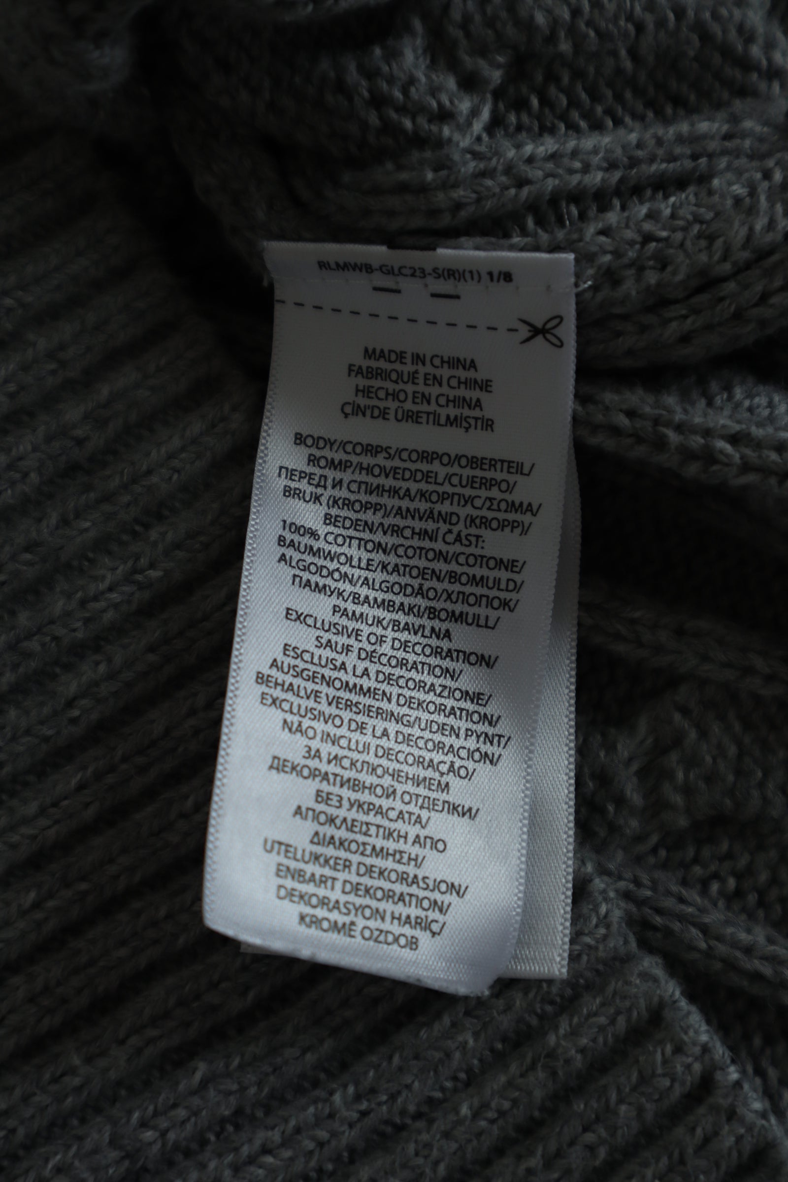 Ralph Lauren kabeltrui - S