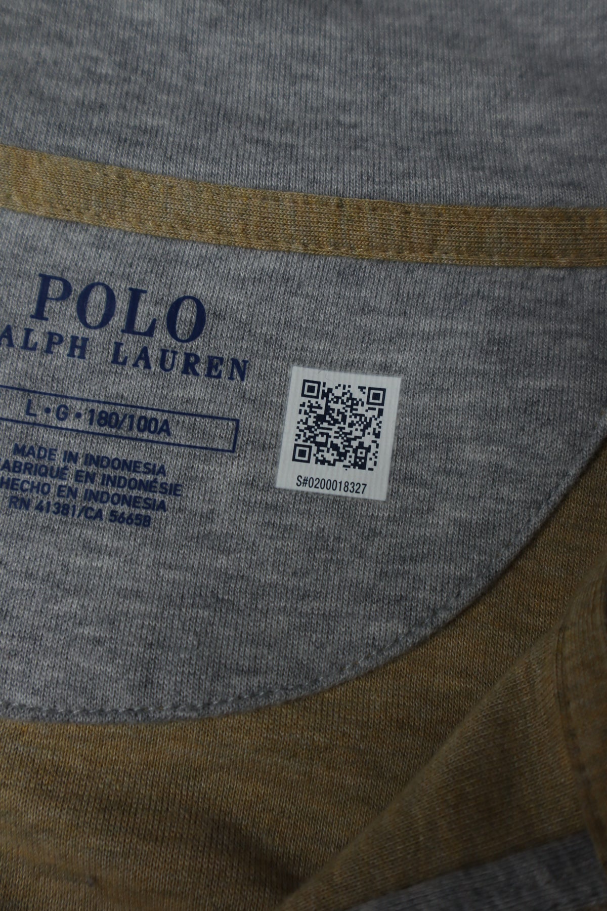 Ralph Lauren trui met kwart rits - L