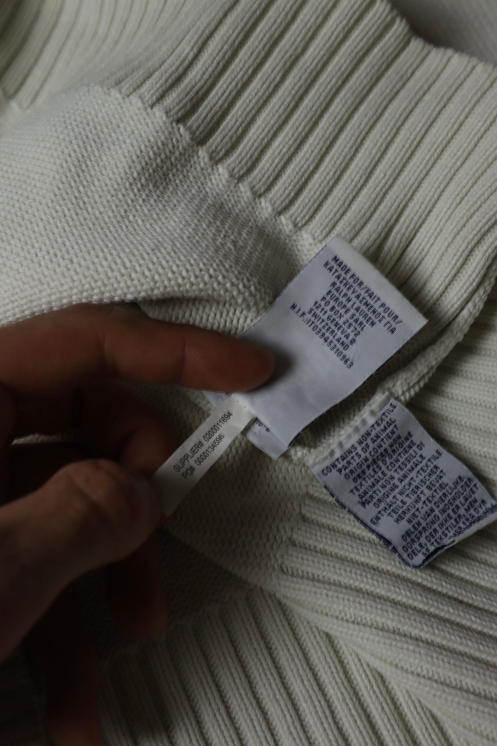 Ralph Lauren trui met knoopsluiting - M