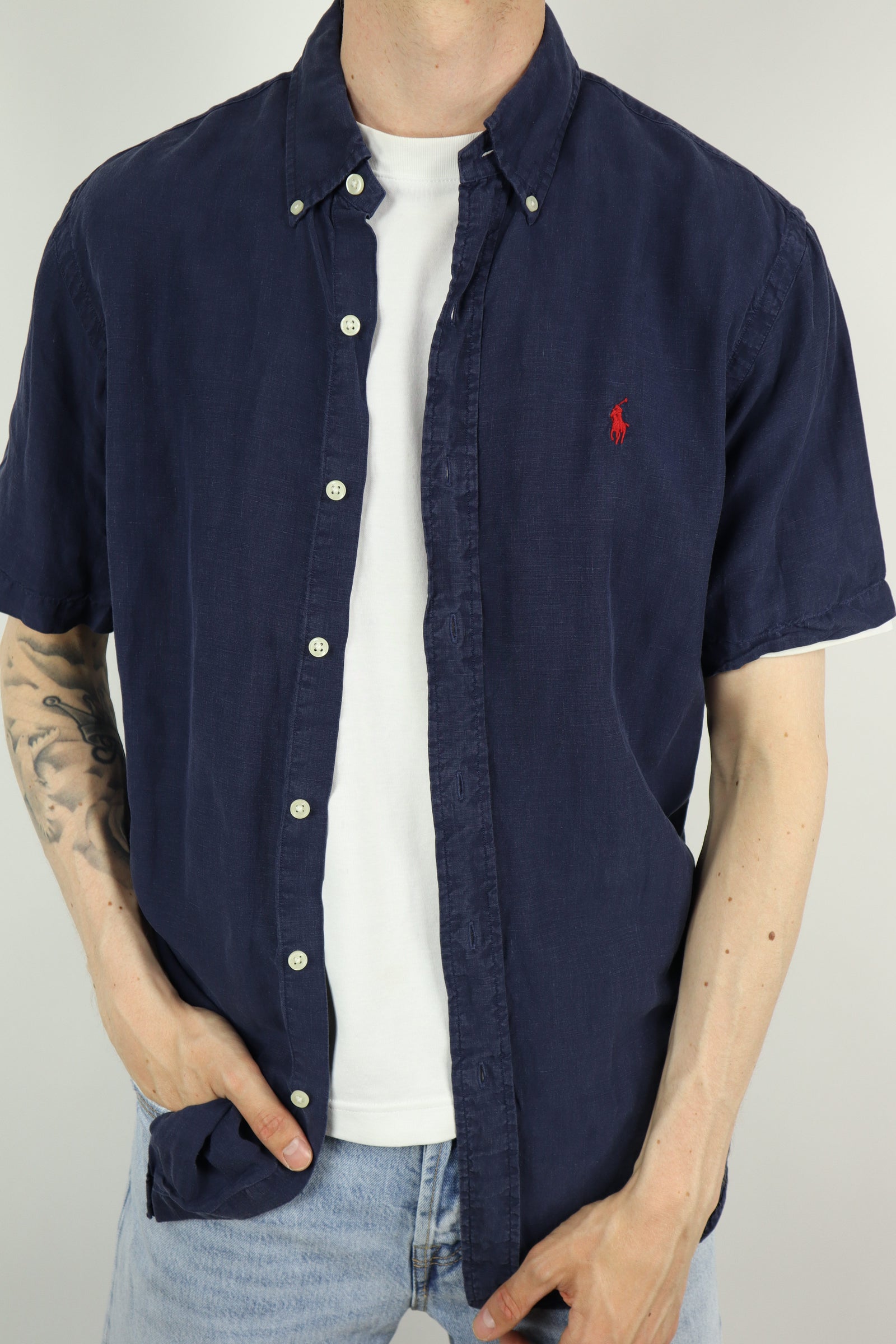 Ralph Lauren linnen overhemd - M